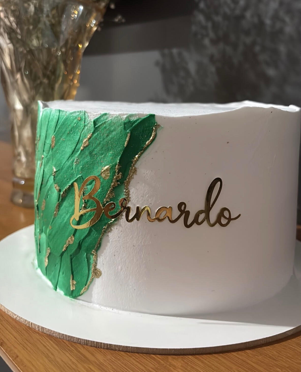Topper nome pequeno laminado